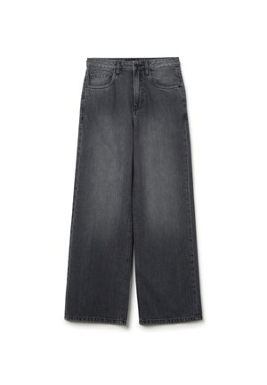 Flared Jeans - ash grey