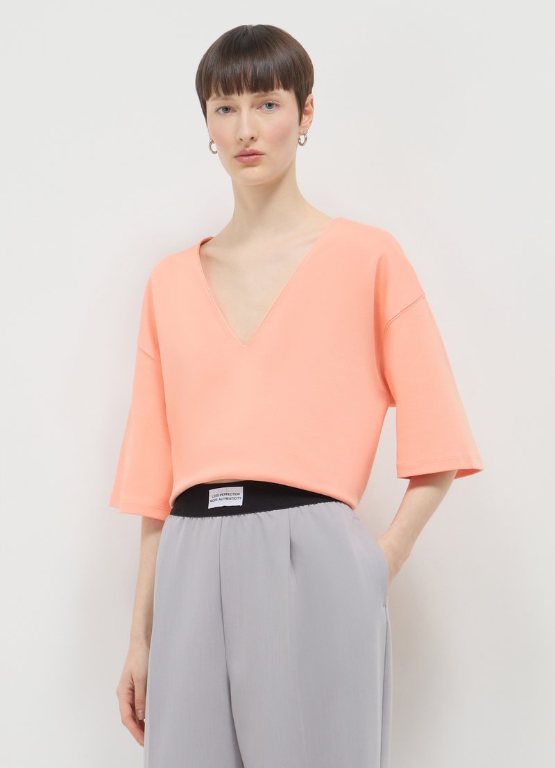 Calliope FELPATA - T-shirt basic - pesca