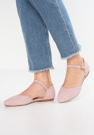 Ballerina's met enkelbandjes - light pink