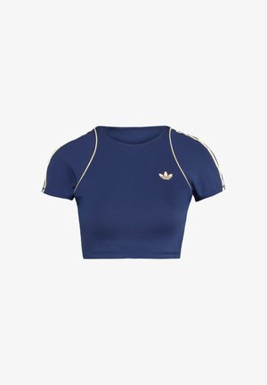 adidas Performance, ADIDAS ORIGINALS SPORT SUPERSTAR BRA TEE - T-shirts print - night indigo