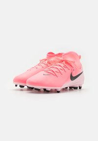 Nike Performance JR PHANTOM LUNA II CLUB FG/MG UNISEX - Kõva pinnase jalgpallisaapad - sunset pulse/black