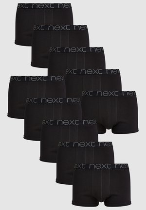 Schwarze Baumwoll-Boxershorts mit elastischem Bund und "next"-Markierung. Nahtdetails sorgen für Struktur. Set aus zehn Stück.
