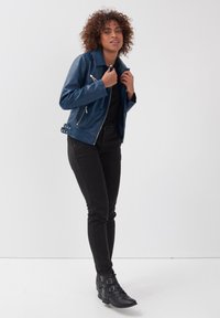 BONOBO Jeans Giacca in similpelle - bleu marine