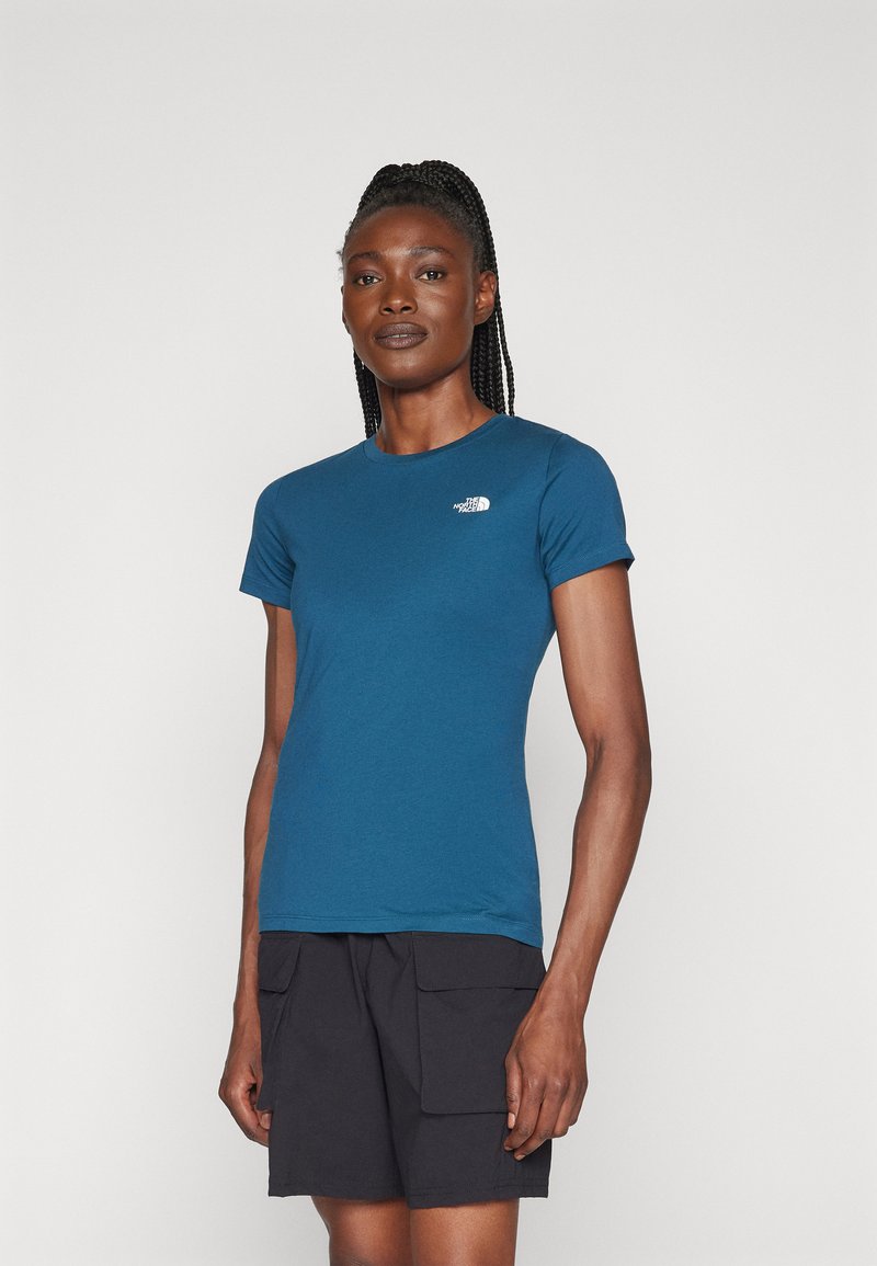 The North Face W SS SD SLIM TEE - T-shirt basic - midnight petrol