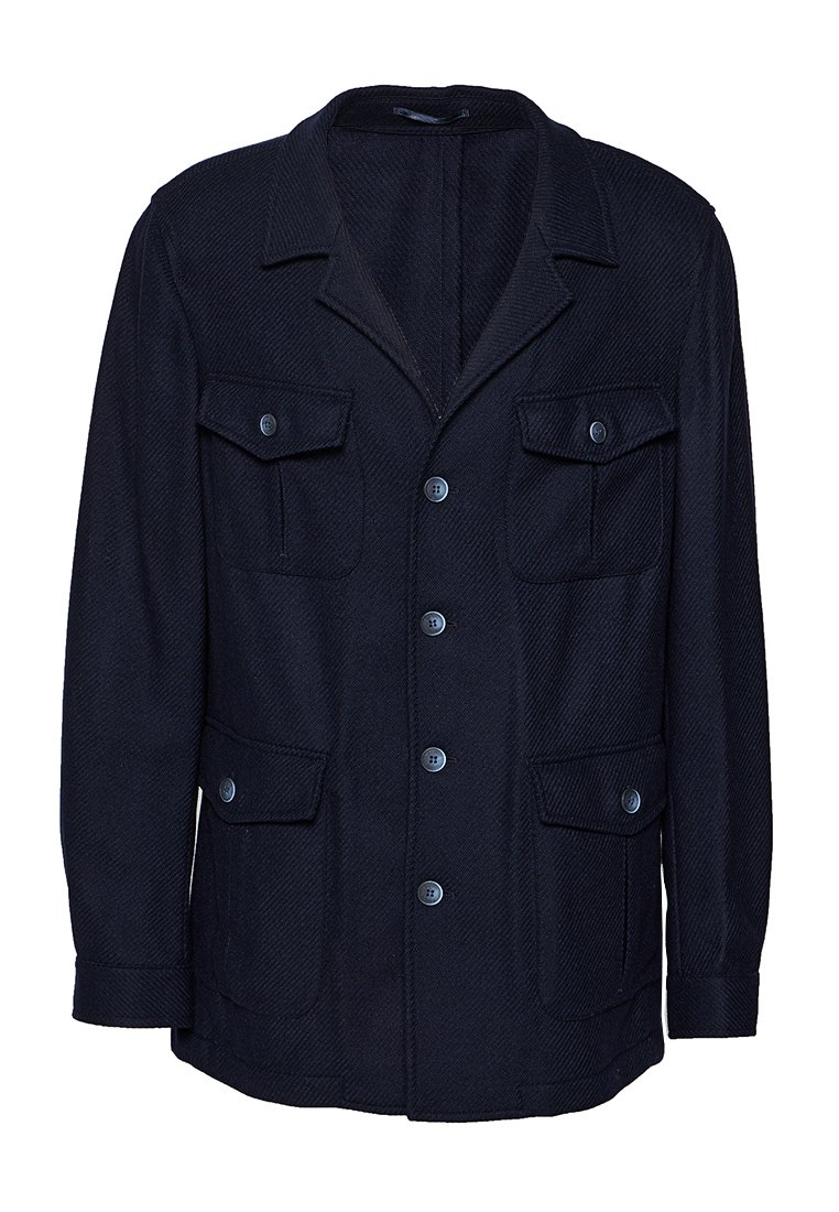 Hackett London Lichte jas donkerblauw
