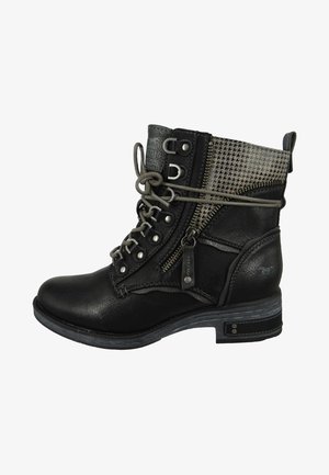 Mustang, Lace-up ankle boots - schwarz