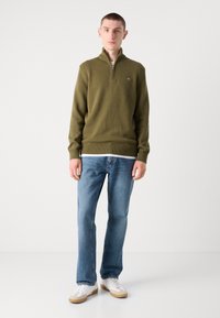 GANT CASUAL HALF  - Strickpullover - juniper green
