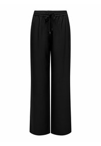 ONLY MIT WEITEM WEITER BEINSCHNITT HOHE TAILLE - Pantaloni - black