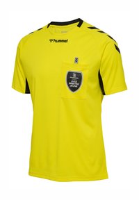 Hummel REFEREE YOUTH - T-shirt med print - blazing yellow w o sponsor