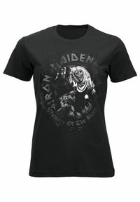 rockshirts IRON MAIDEN NUMBER OF THE BEAST WATERMARK - Triko s potiskem - black