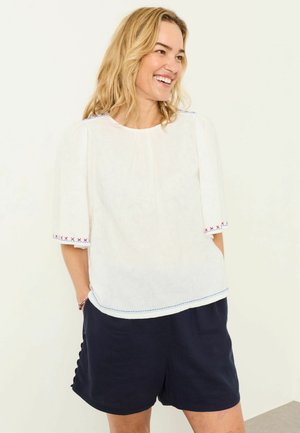 FatFace, REGULAR FIT - FLUTTER SLEEVE TOP . - Blúzka - white