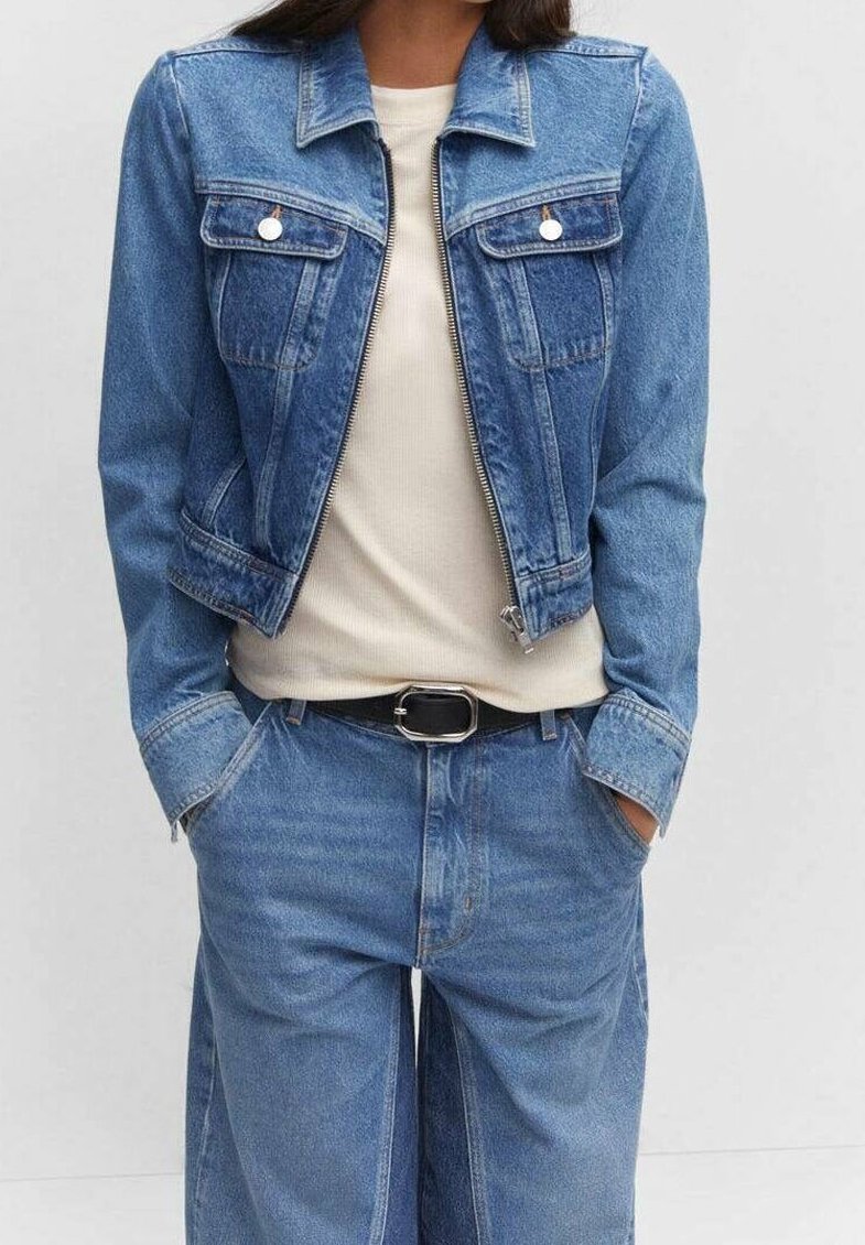 Mango Giacca di jeans - blue