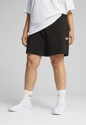LEICHTE HOCHGESCHNITTENE - Shorts - black