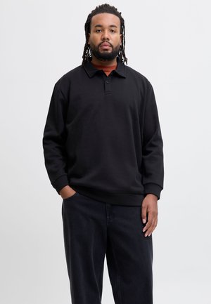 JJEBRADLEY STYD AW24 LN PLS - Sweatshirt - black