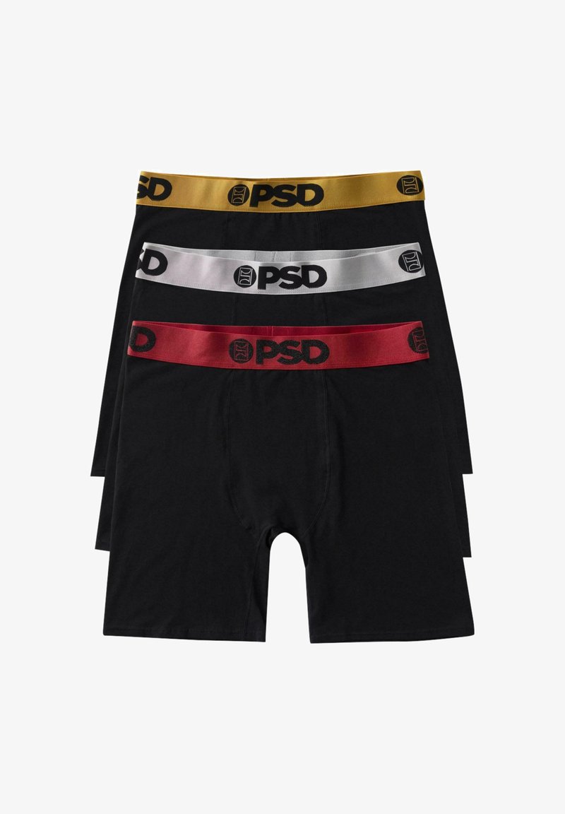 PSD CHROME 3PK - Boxers - black