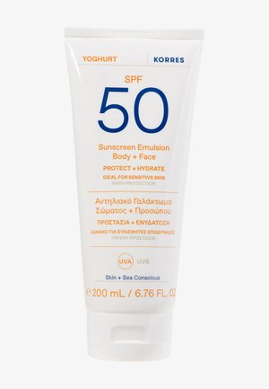 KORRES SUNSCREEN EMULSION BODY + FACE SPF50 - Ochrona przeciwsłoneczna - -