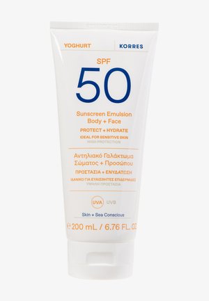 KORRES SUNSCREEN EMULSION BODY + FACE SPF50 - Protector solar