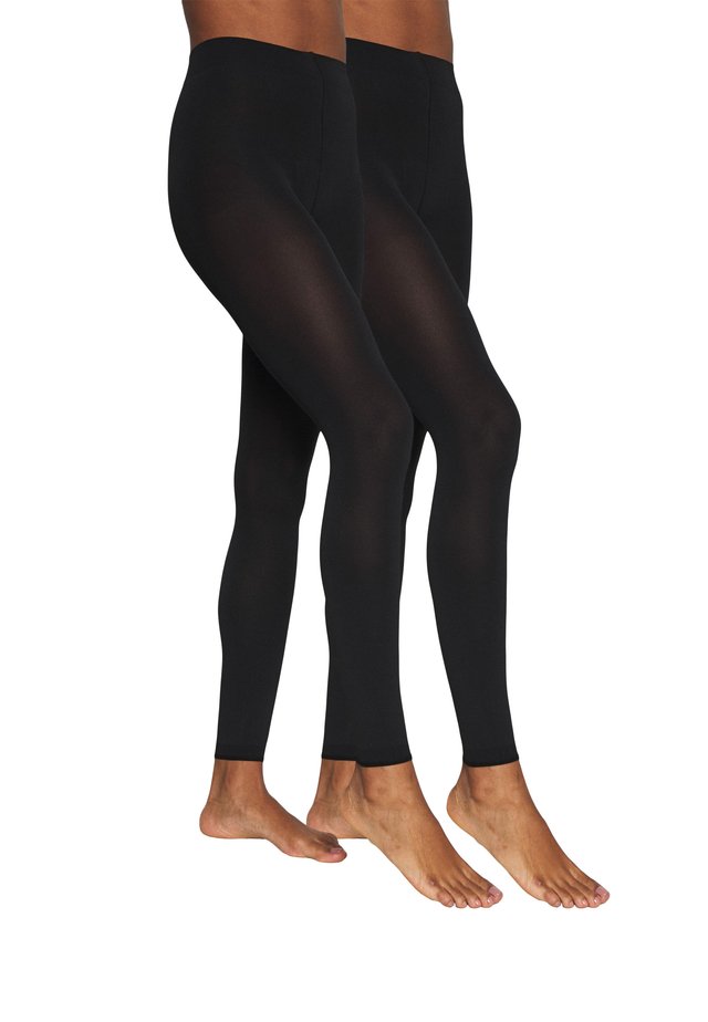 2 PACK - Leggings - Strümpfe - black