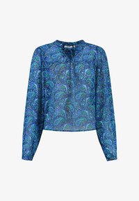 Unausgewählt, blue paisley