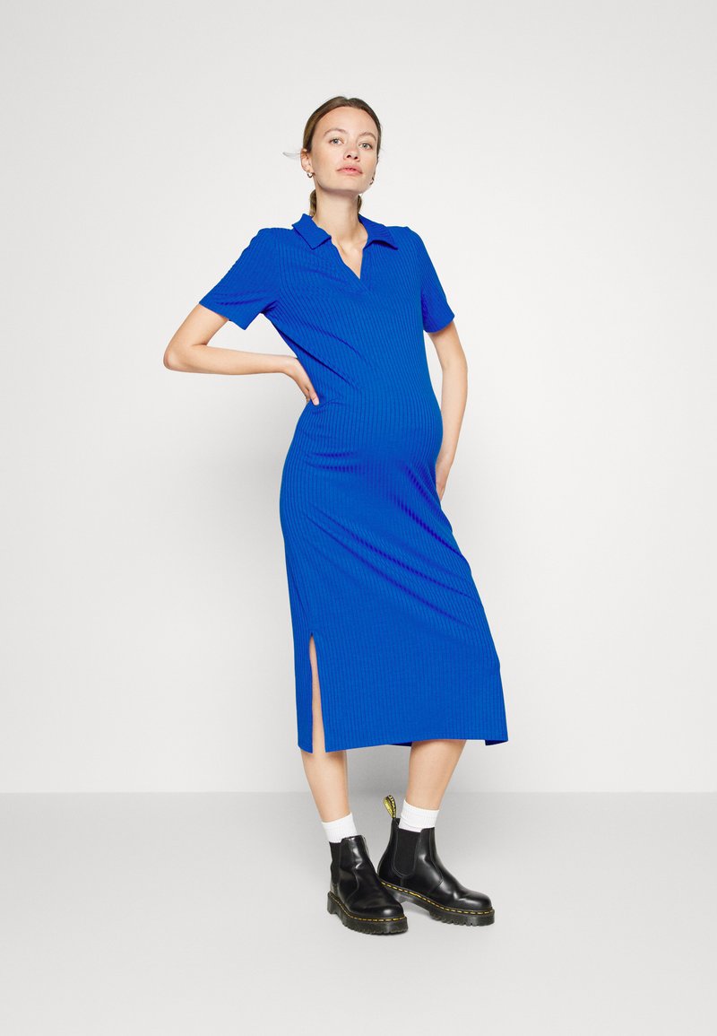 Pieces Maternity PMKYLIE MIDI DRESS Jumper dress princess blue/blue