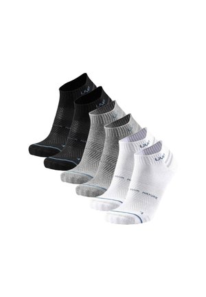 UNISEX 6ER PACK  - Calze sportive - schwarz weiß grau