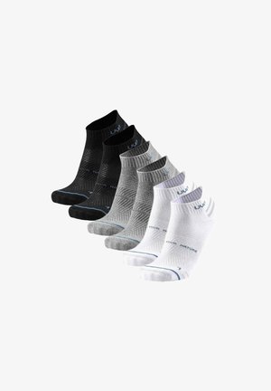UNISEX 6ER PACK - Calcetines de deporte - schwarz weiß grau