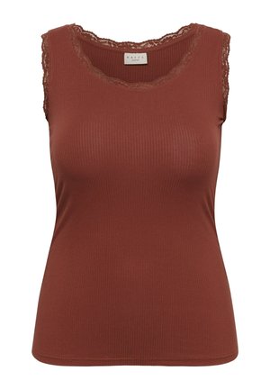 Kaffe Curve, KCOMIA - Top - henna