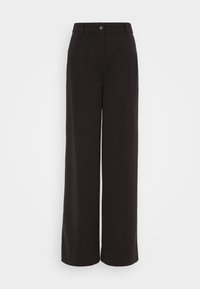 STRUCTURE WIDE LEG - Kelnės - black