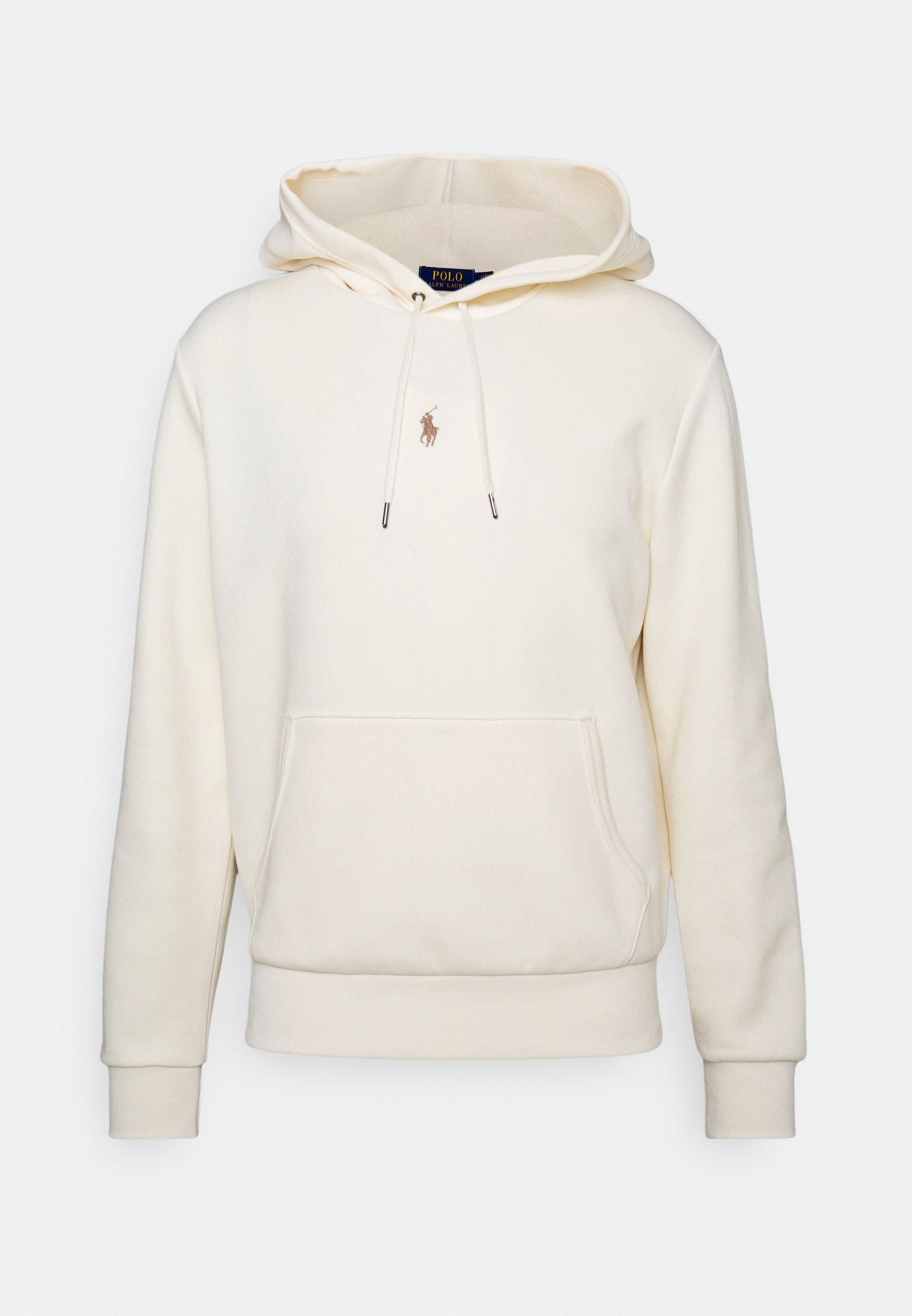 cream polo sweatshirt