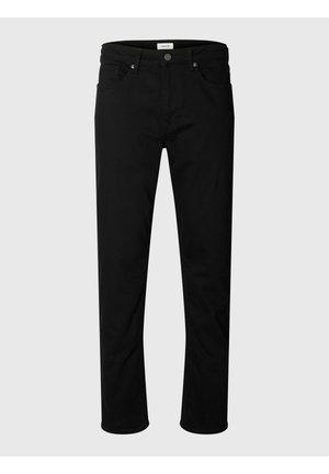 Selected, SLIM FIT JEANS 175 - Jeans Straight Leg - black denim