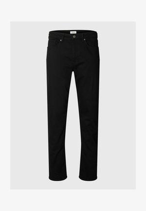 Selected, SLIM FIT JEANS 175 - Jeans Straight Leg - black denim