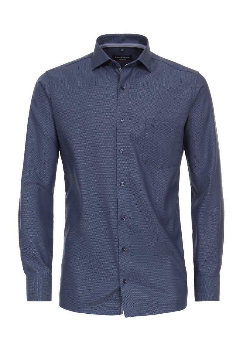CASAMODA UNI MODERN FIT - Hemd - graues dunkelblau