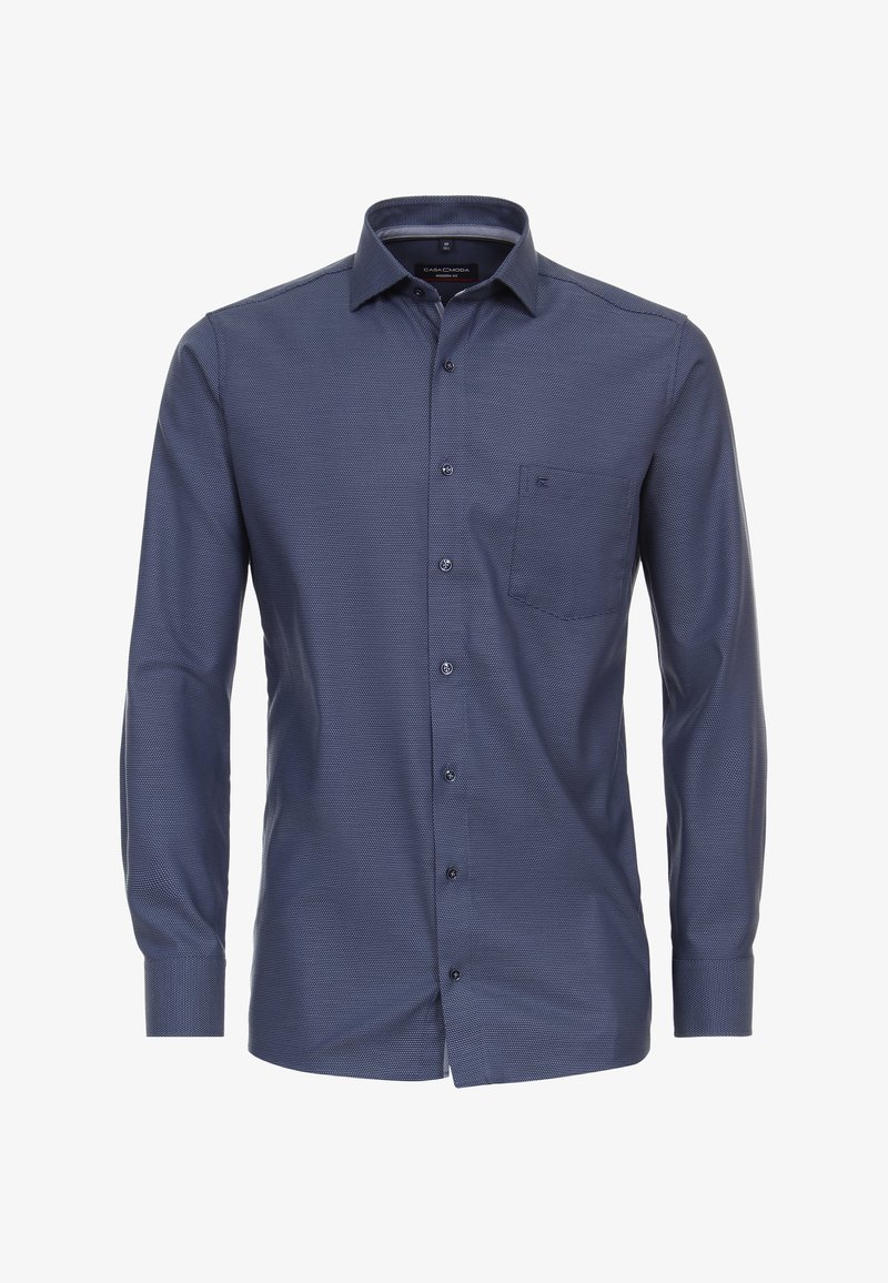 CASAMODA UNI MODERN FIT - Hemd - graues dunkelblau
