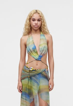 Jaded London, HALTER NECK WITH BEADED STRAPS - Top - multi-coloured