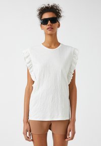 Koton Short Sleeve T-Shirt Crew Neck Printed, T-Shirt Garçons, Off