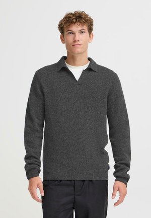 Strikkegenser - pewter mix