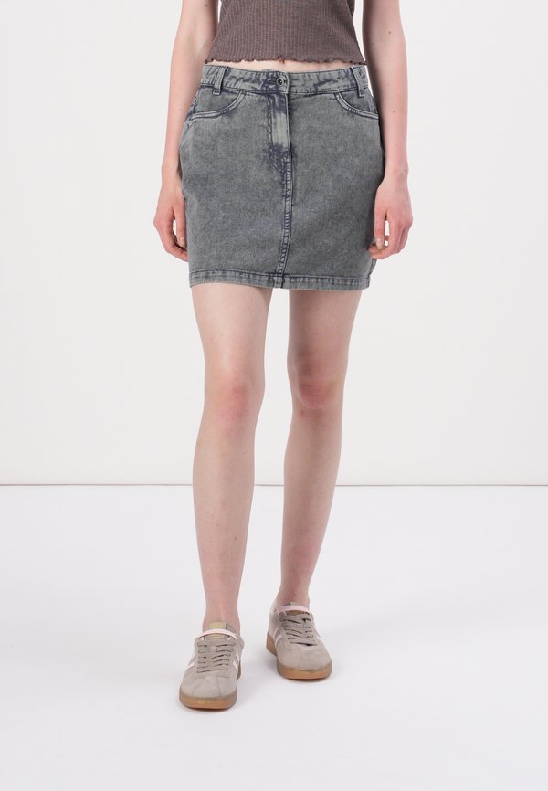 ONLDREW ACID SKIRT - Denim skirt - total eclipse