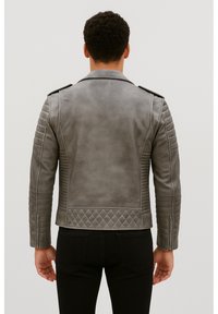 CYCAS D'OR JORDAN PERFECTO - Veste en cuir - moon grey
