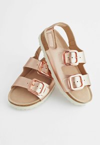 Next Páskové sandály  - rose gold leather