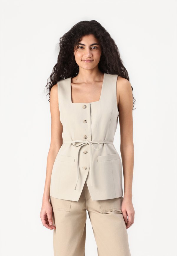 VIMOREJA WAISTCOAT - Weste - sand
