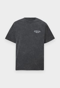 Charcoal gray short-sleeve T-shirt with a small white "Nike SB" logo and graphic on the left chest.
