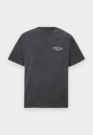 Charcoal gray short-sleeve T-shirt with a small white "Nike SB" logo and graphic on the left chest.