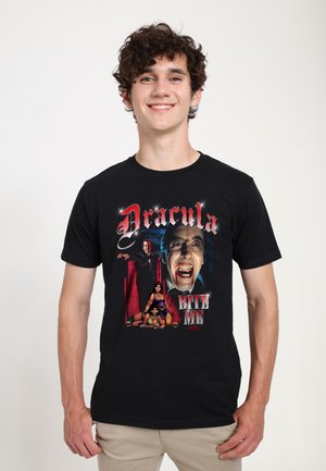 Henry Tiger HORRORLINE DRACULA BITE ME - T-shirts print - black