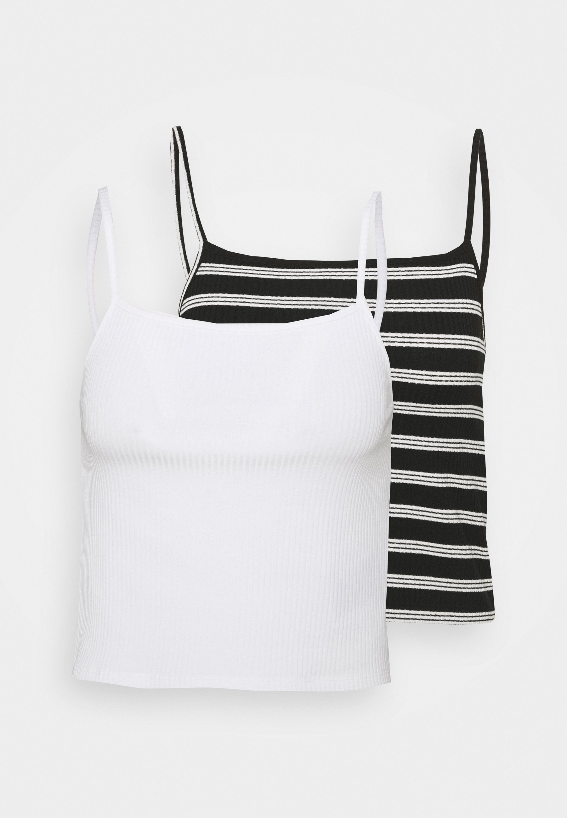white crop singlet
