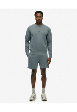 LOGO CREW - Sweatshirt - stormy weather blue