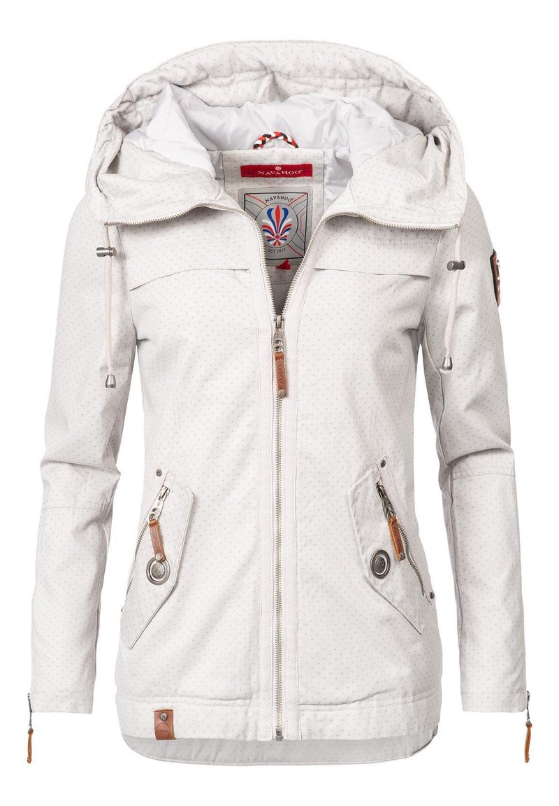 Navahoo WEKOO - Parka - hellgrau dots