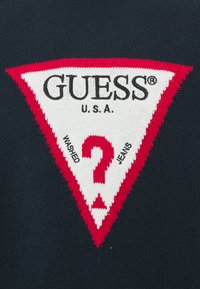 Guess Jeans BIG TRIANGLE  - Strickpullover - daring ocean