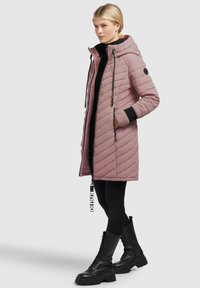 khujo NITA2 PEACHED - Vinterkappa /-rock - altrosa