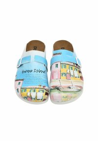Dogo COMFIE BURANO ISLAND - Pantolette flach - blau