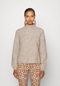 Bruuns Bazaar SYRINGABBRIKA KNIT - Camisola - roasted grey melange